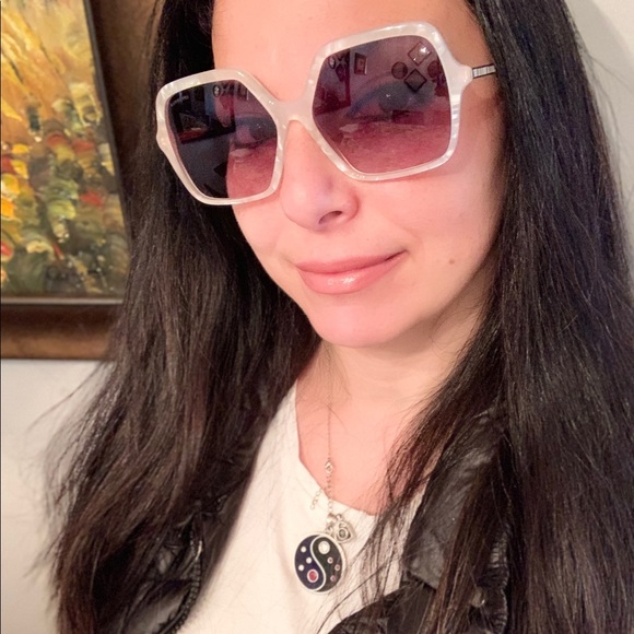 Authentic BURBERRY 59mm Oversized square logo acetate/metal sunglasses - Picture 3 of 15